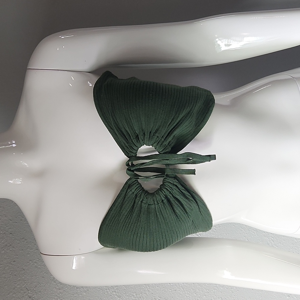 Windsor Olive green strapless top